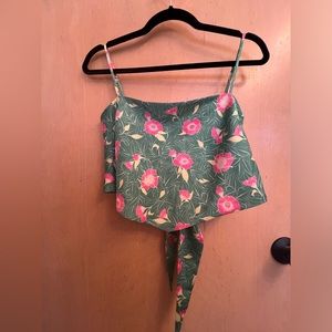 Aritzia Sunday Best Tie Top